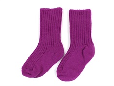 Joha strømper warm purple uld